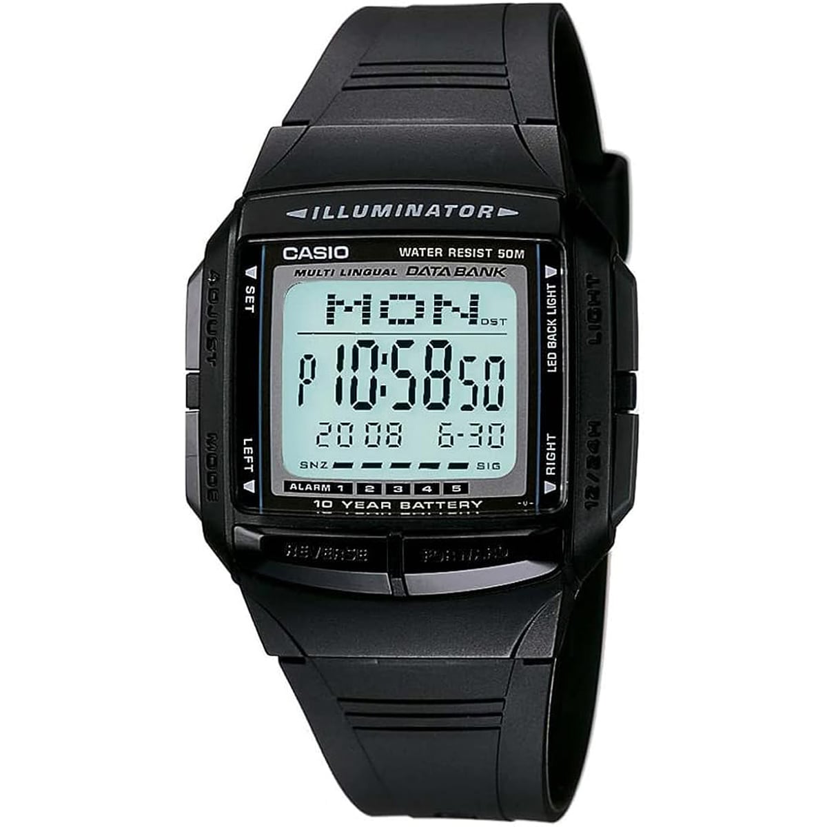 MONTRE CASIO HOMME DIGITAL SILICONE